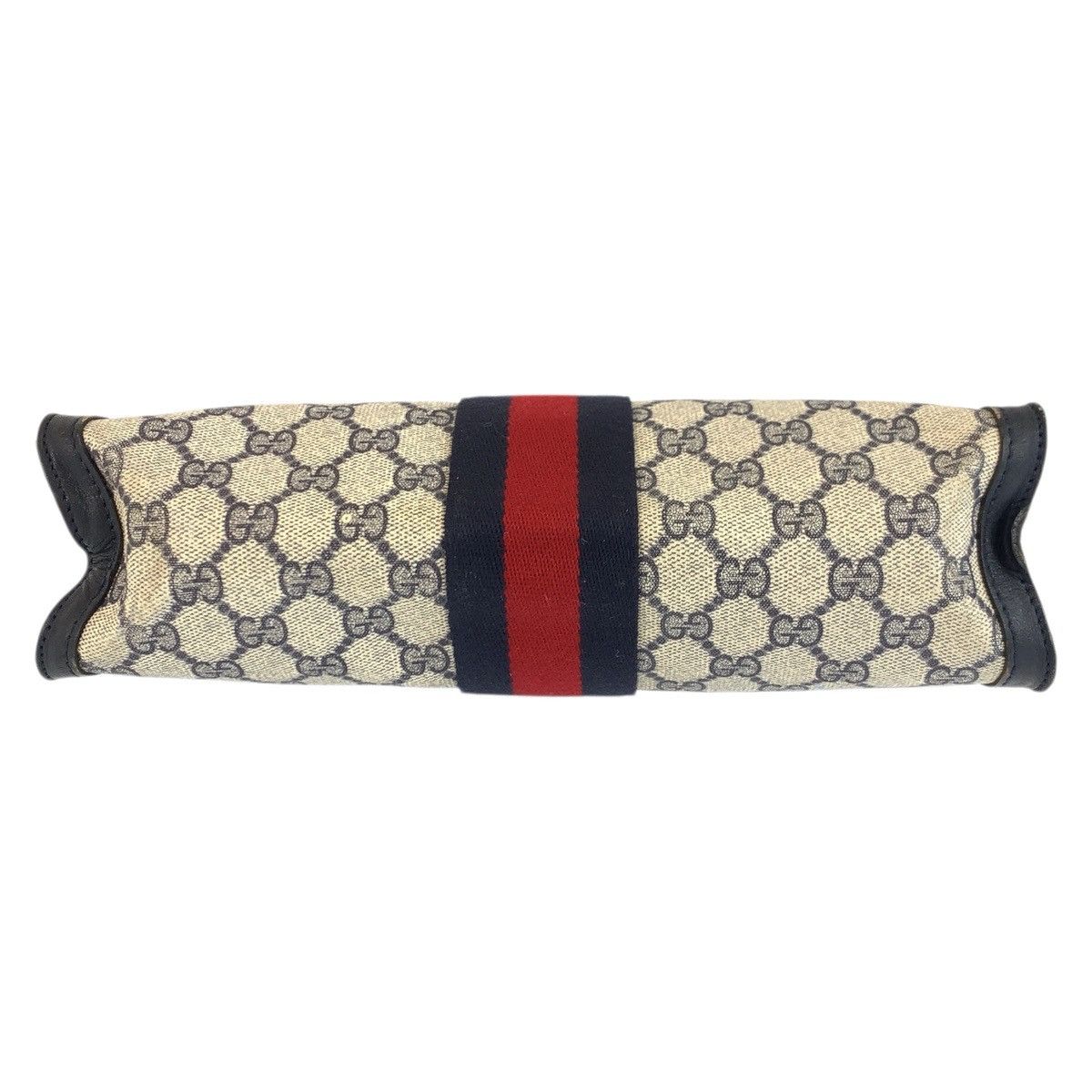 Gucci Gucci Gucci GG Supreme Canvas Leather Clutch Bag Textile Clutch Bag 42239012 DUTY FREE for USA Size ONE SIZE - 9 Thumbnail