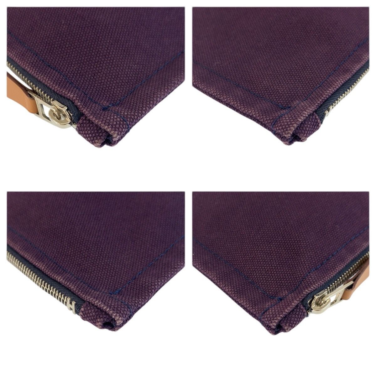 Hermes Hermes Hermes Trousses Flat GM Cotton Clutch Bag Textile Vanity Bag DUTY FREE for USA Size ONE SIZE - 5 Thumbnail