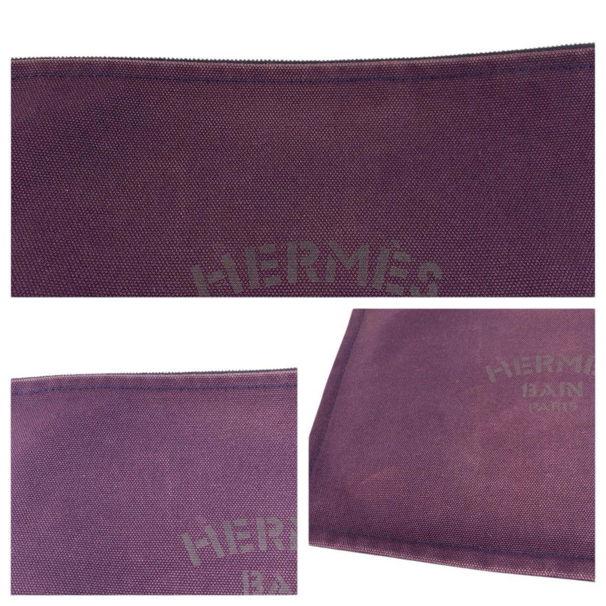 Hermes Hermes Hermes Trousses Flat GM Cotton Clutch Bag Textile Vanity Bag DUTY FREE for USA Size ONE SIZE - 6 Thumbnail