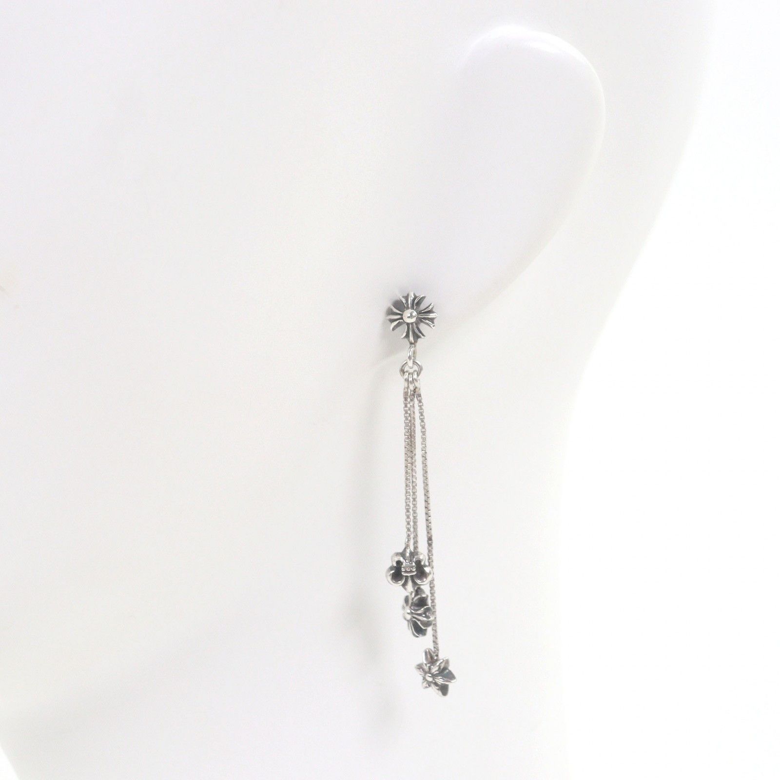 Chrome Hearts Chrome Hearts Chrome Hearts Pierce JOJOEARRING Silver Earring Precious Metal Earrings DUTY FREE for USA Size ONE SIZE - 2 Thumbnail