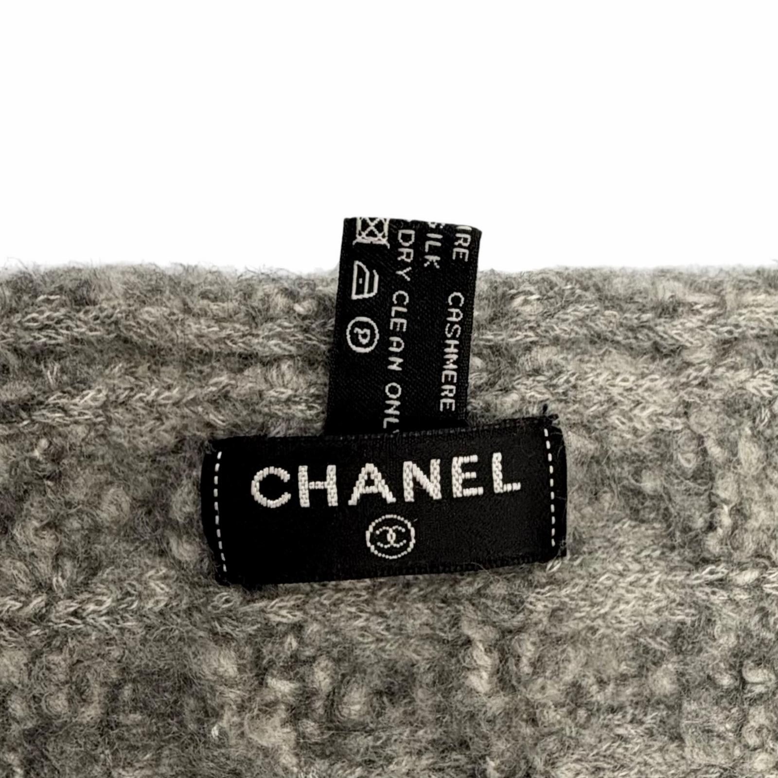 Chanel Chanel Chanel Cashmere Silk Scarf Textile Scarf DUTY FREE for USA Size ONE SIZE - 6 Thumbnail