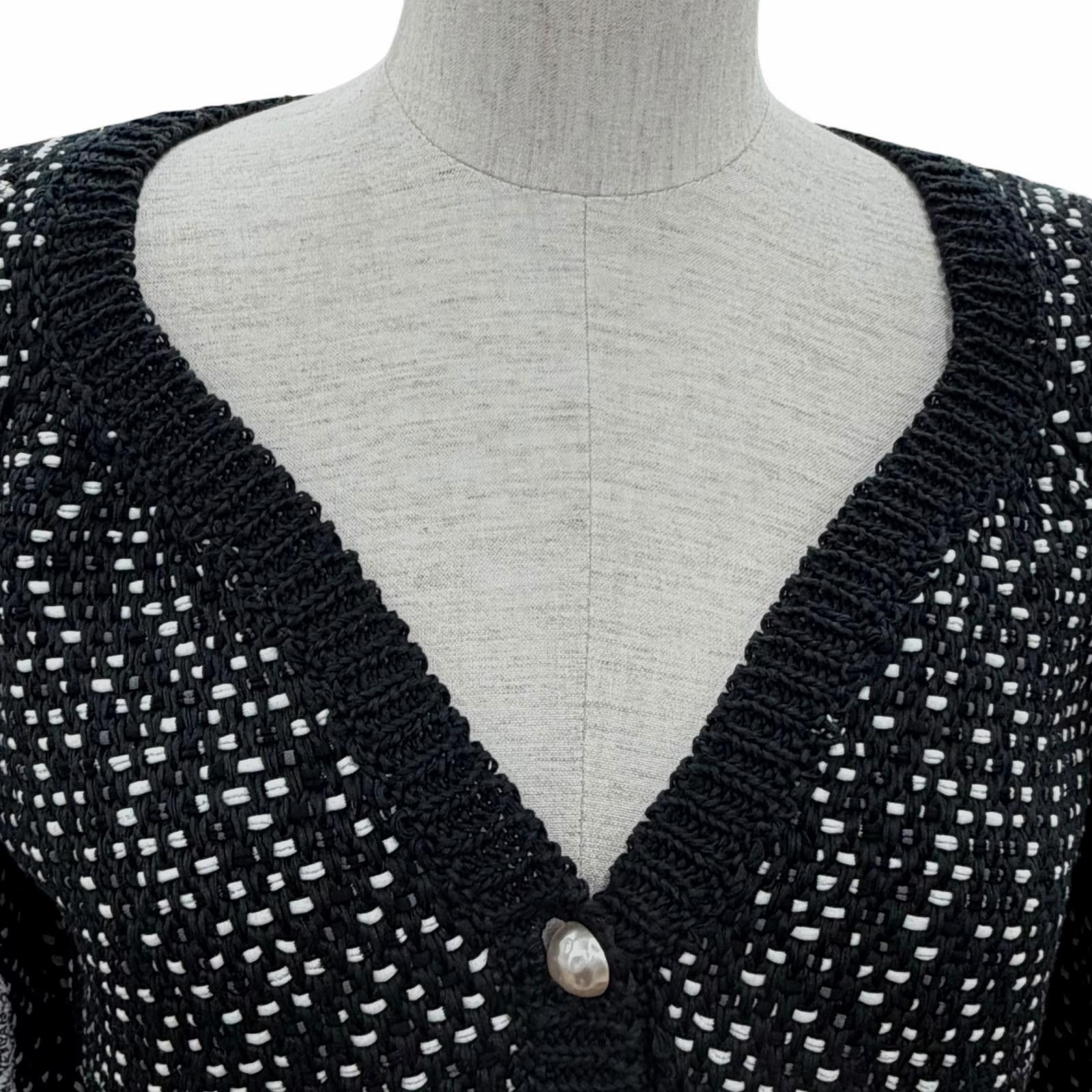 Chanel Chanel Chanel Cotton Cardigan Textile Tops P49241 DUTY FREE for USA Size ONE SIZE - 4 Thumbnail