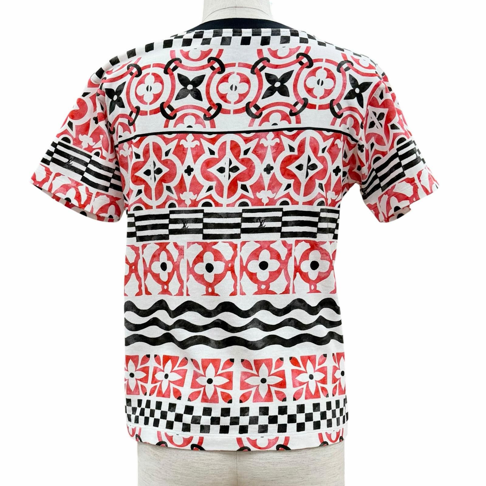 Louis Vuitton Louis Vuitton Louis Vuitton Cotton T Shirt Textile T-Shirts DUTY FREE for USA Size ONE SIZE - 3 Thumbnail