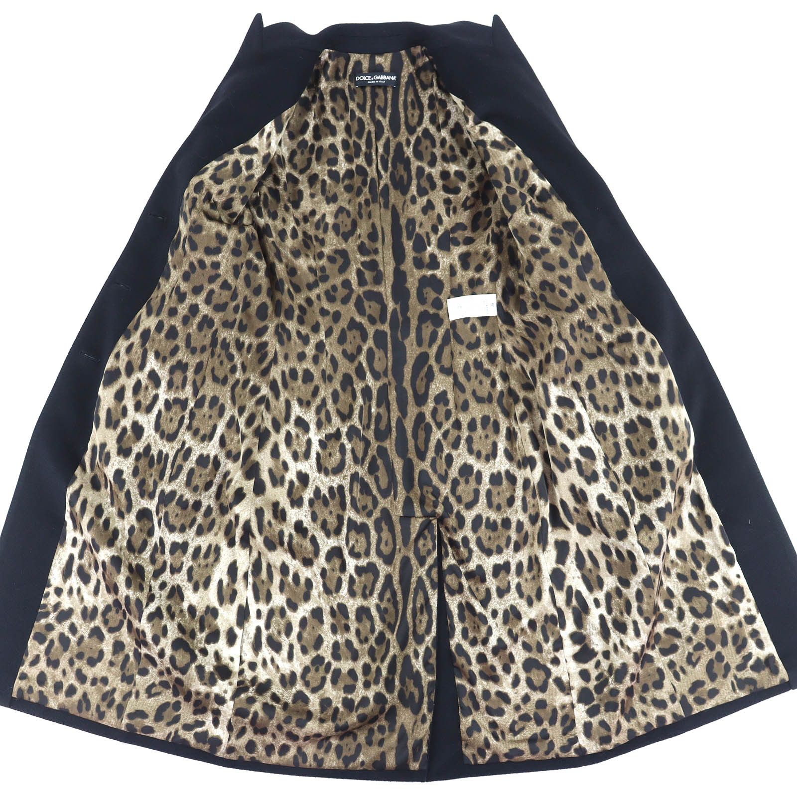 Dolce & Gabbana Dolce & Gabbana Dolce&Gabbana Wool Coat Textile Outerwear F0Q41T DUTY FREE for USA Size ONE SIZE - 5 Thumbnail