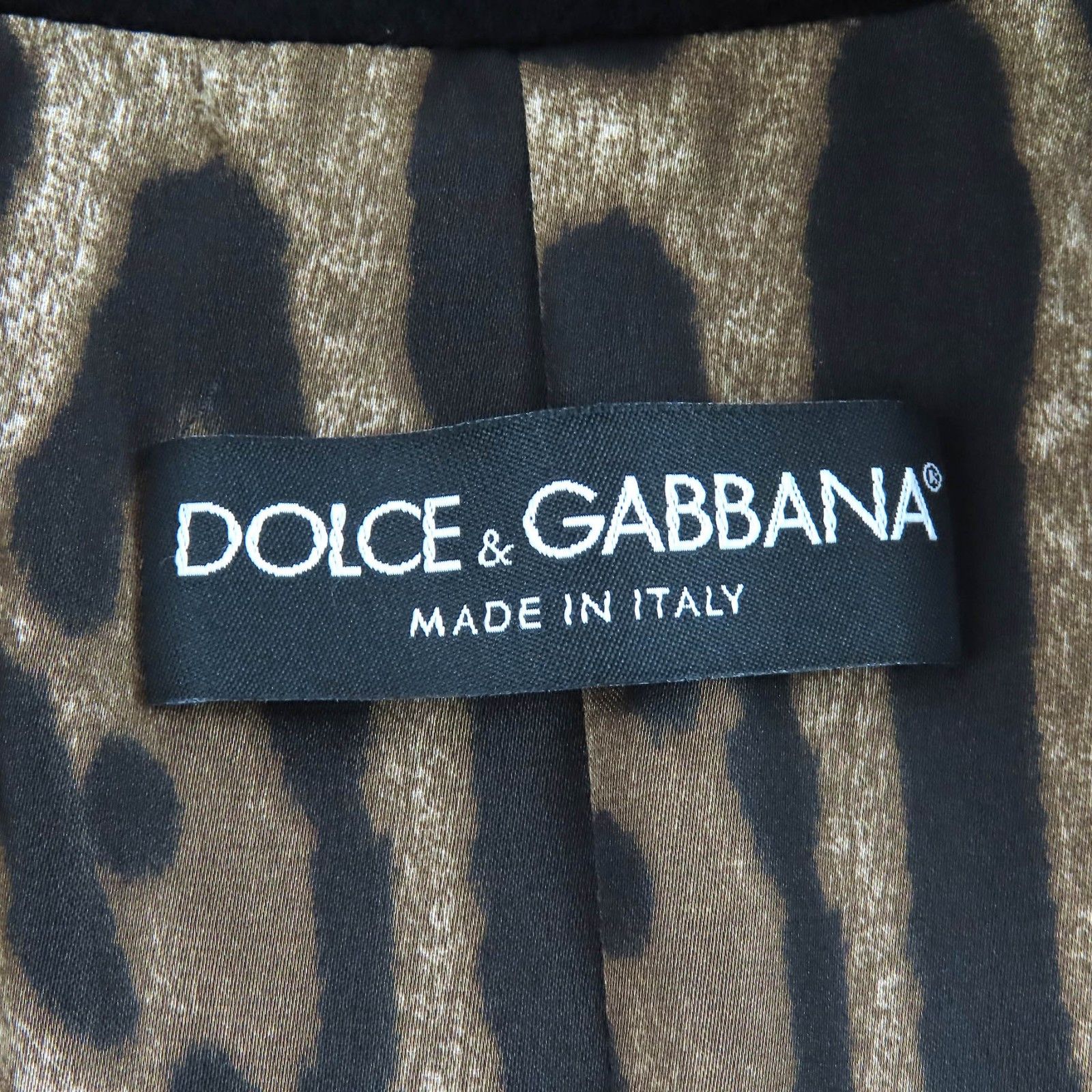 Dolce & Gabbana Dolce & Gabbana Dolce&Gabbana Wool Coat Textile Outerwear F0Q41T DUTY FREE for USA Size ONE SIZE - 8 Thumbnail