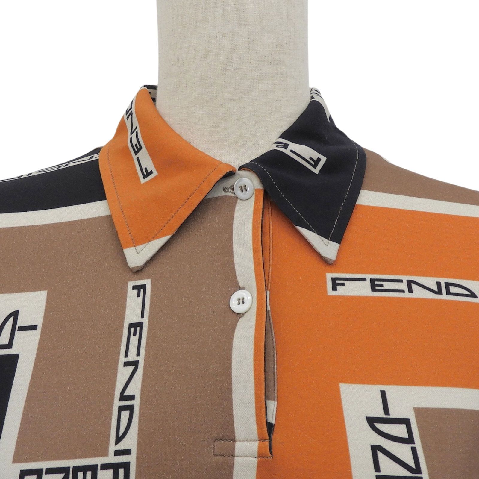 Fendi Fendi Fendi Cotton Polo Shirt Textile Tops FS9629 DUTY FREE for USA Size ONE SIZE - 3 Thumbnail