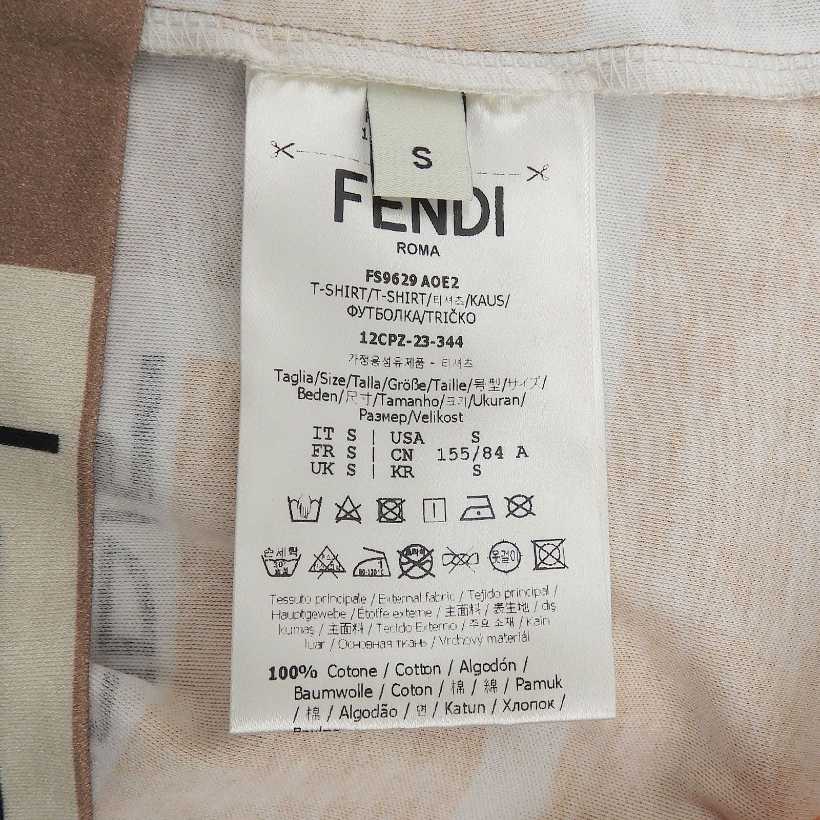 Fendi Fendi Fendi Cotton Polo Shirt Textile Tops FS9629 DUTY FREE for USA Size ONE SIZE - 7 Thumbnail