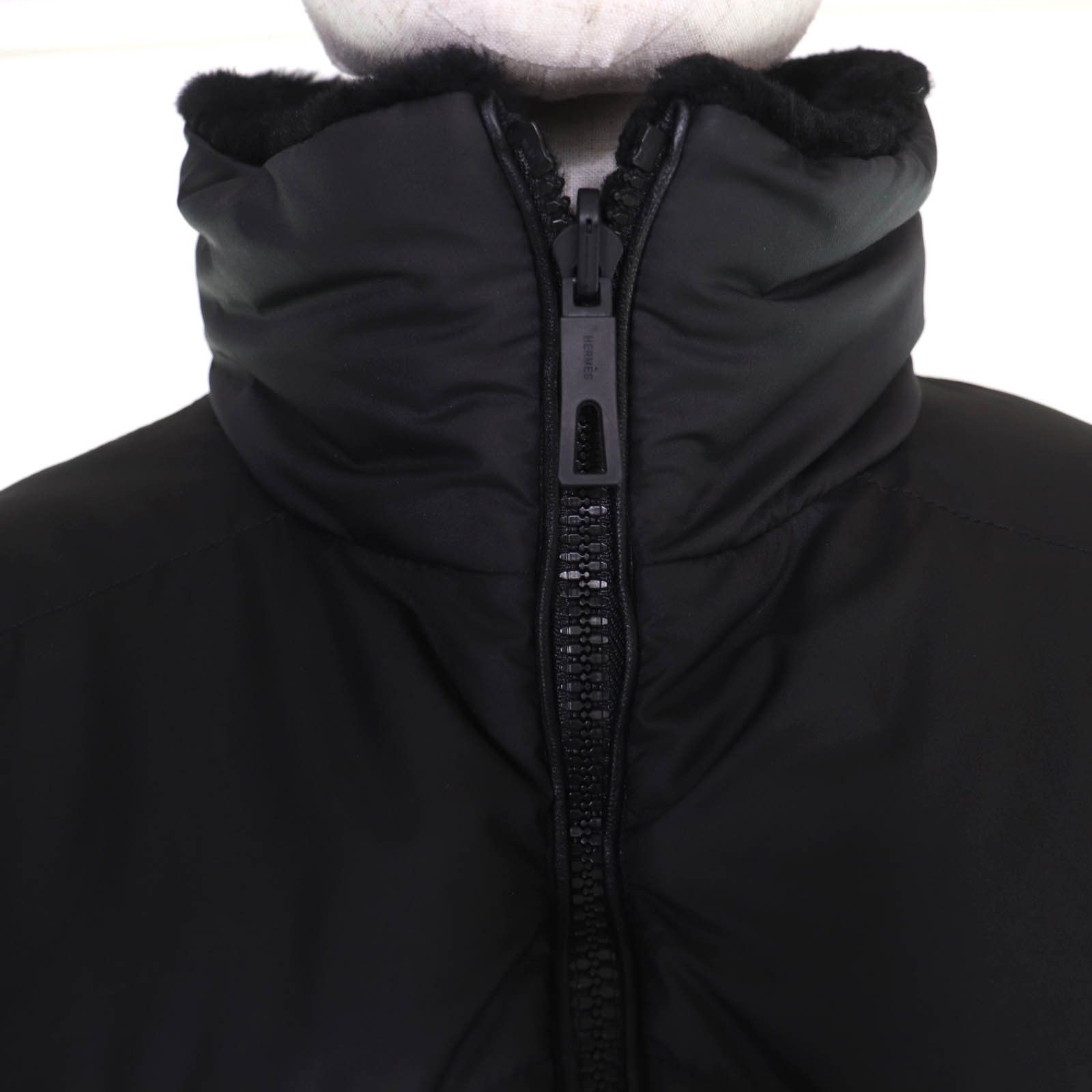 Hermes Hermes Hermes Lambskin Down Jacket 38 Leather Outerwear DUTY FREE for USA Size ONE SIZE - 8 Thumbnail