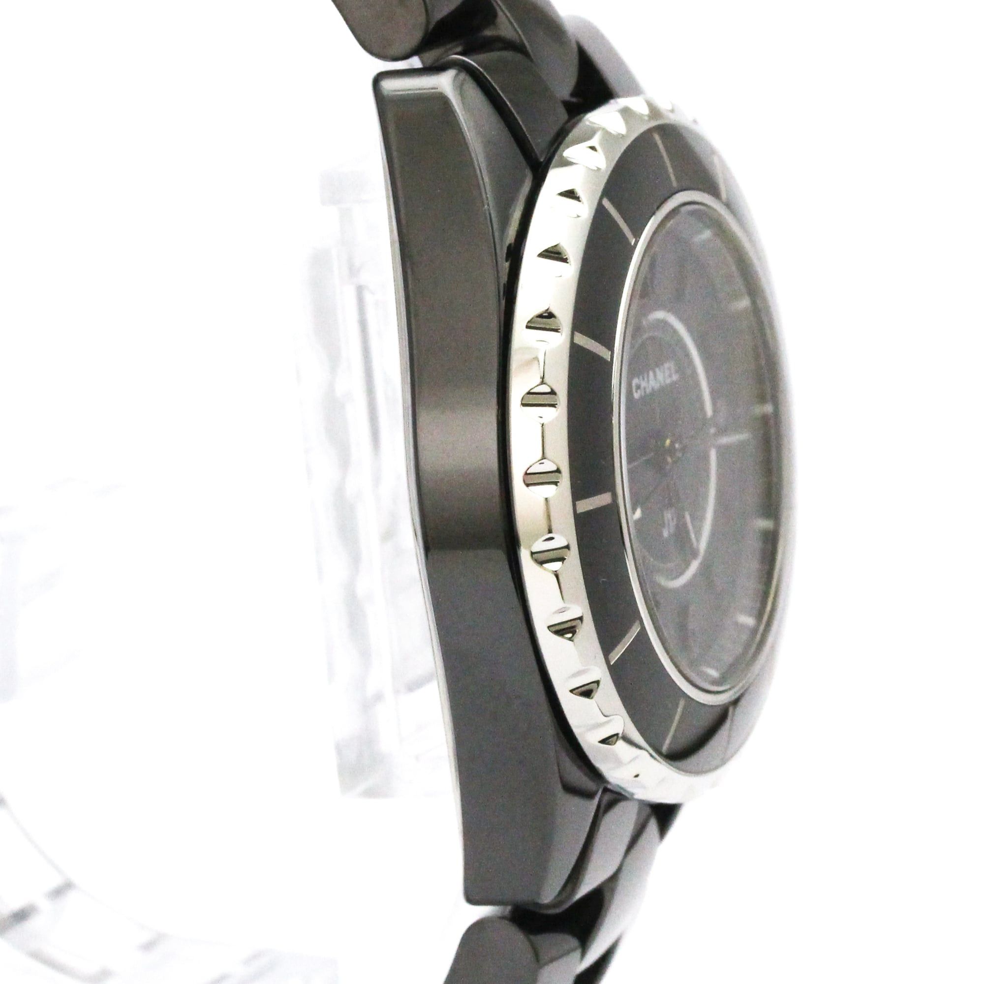 Chanel CHANEL J12 Intense Black Ceramic Quartz Ladies Watch H3828 Polished Size ONE SIZE - 8 Thumbnail