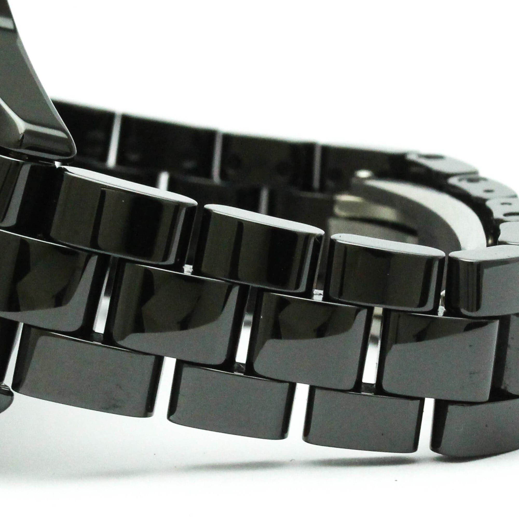 Chanel CHANEL J12 Intense Black Ceramic Quartz Ladies Watch H3828 Polished Size ONE SIZE - 3 Thumbnail