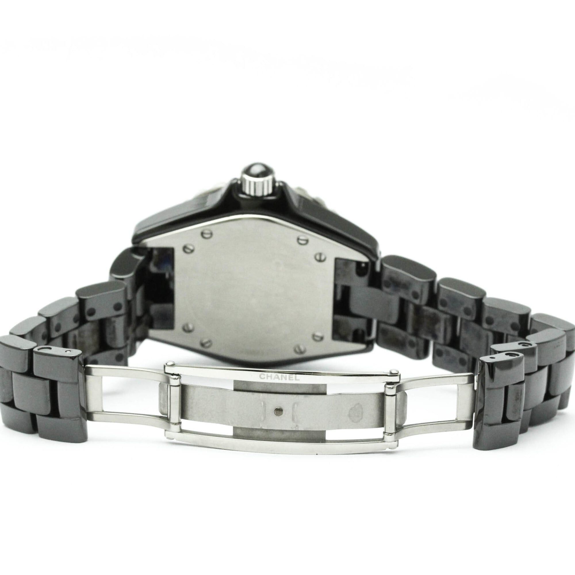 Chanel CHANEL J12 Intense Black Ceramic Quartz Ladies Watch H3828 Polished Size ONE SIZE - 5 Thumbnail
