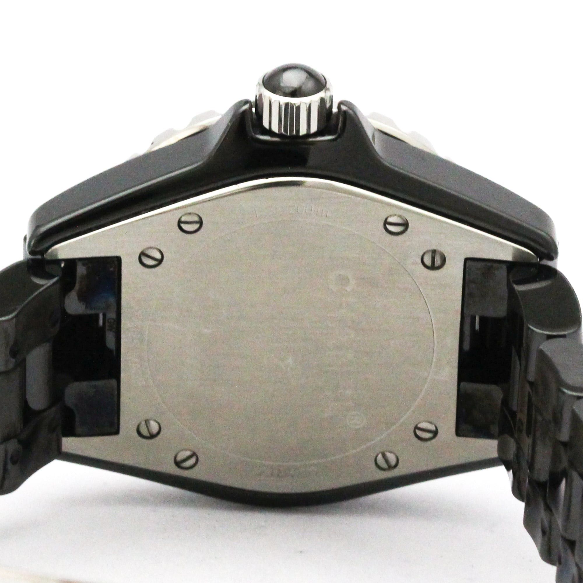 Chanel CHANEL J12 Intense Black Ceramic Quartz Ladies Watch H3828 Polished Size ONE SIZE - 6 Thumbnail
