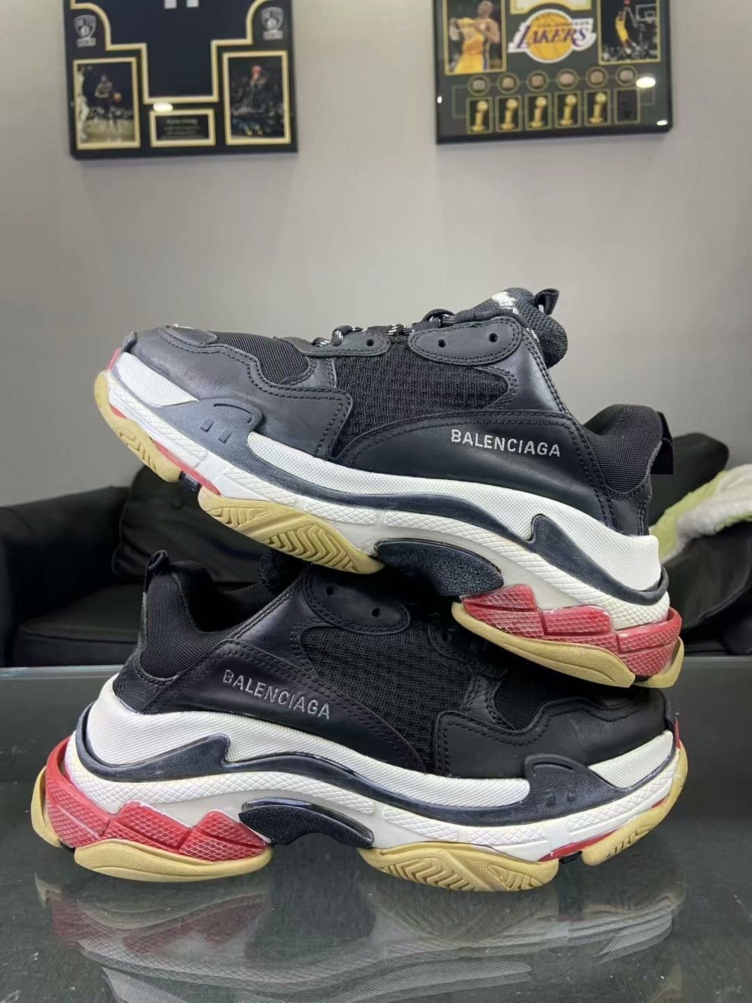 Balenciaga Balenciaga Black Lowtop Sneakers 8.5 Men Size US 8.5 / EU 41-42 - 7 Thumbnail