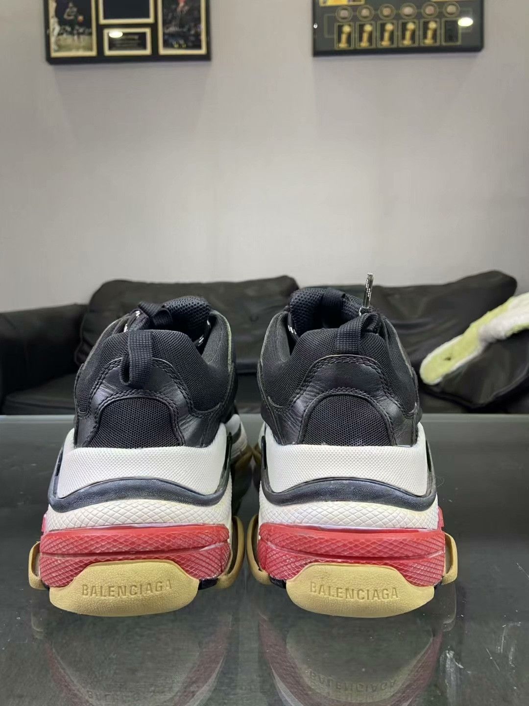 Balenciaga Balenciaga Black Lowtop Sneakers 8.5 Men Size US 8.5 / EU 41-42 - 4 Thumbnail