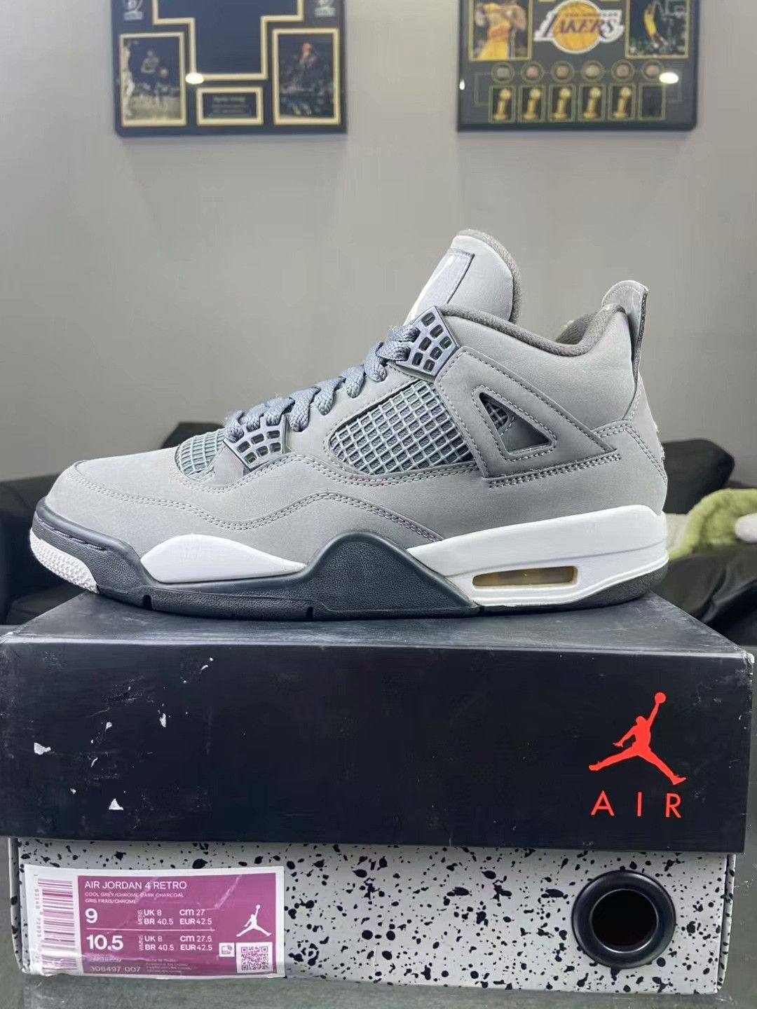 Nike Nike Gray Lowtop Sneakers 9.5 Men Size US 9.5 / EU 42-43 - 8 Thumbnail