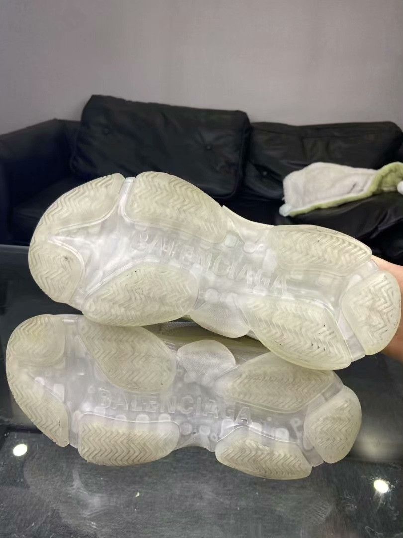 Balenciaga Balenciaga Clear White Lowtop Sneakers us_8-5 Women Size US 8.5 / IT 38.5 - 5 Thumbnail