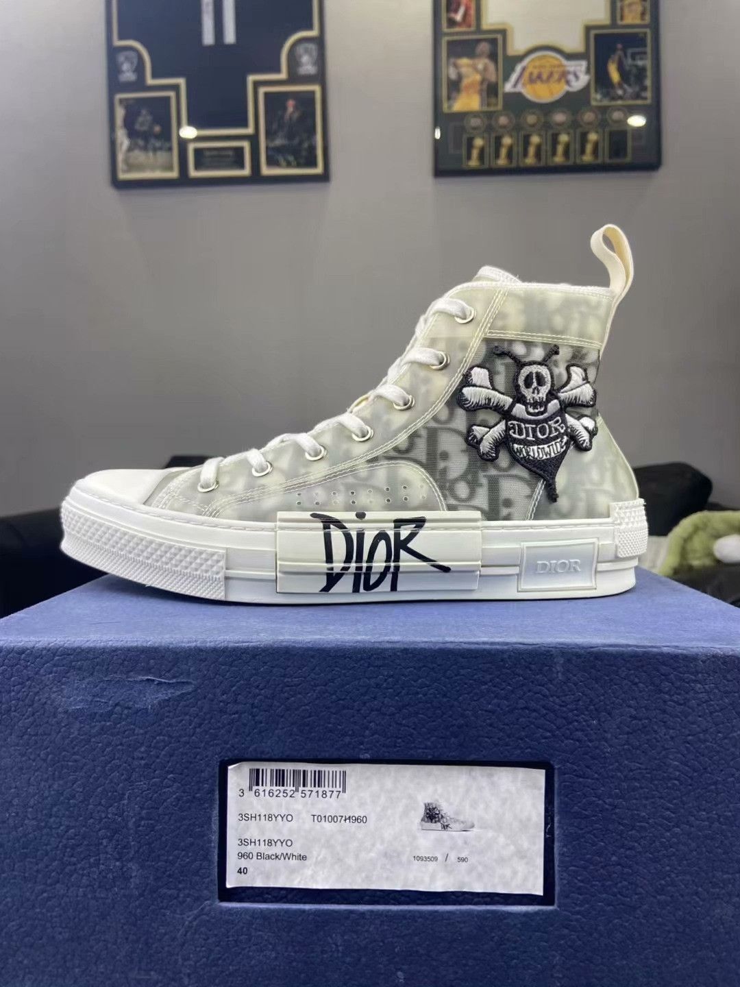 Dior Dior Hitop Sneakers 7.5 Men Size US 7.5 / EU 40-41 - 8 Thumbnail