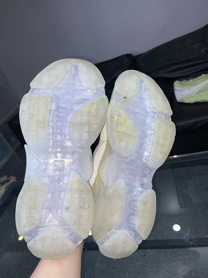Balenciaga Balenciaga Clear White Lowtop Sneakers 7.5 Men Size US 7.5 / EU 40-41 - 5 Thumbnail