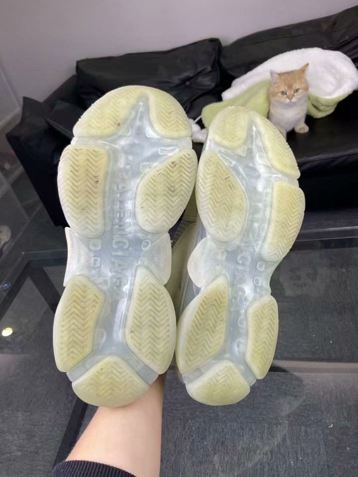 Balenciaga Balenciaga Green Lowtop Sneakers 8.5 Men Size US 8.5 / EU 41-42 - 5 Thumbnail