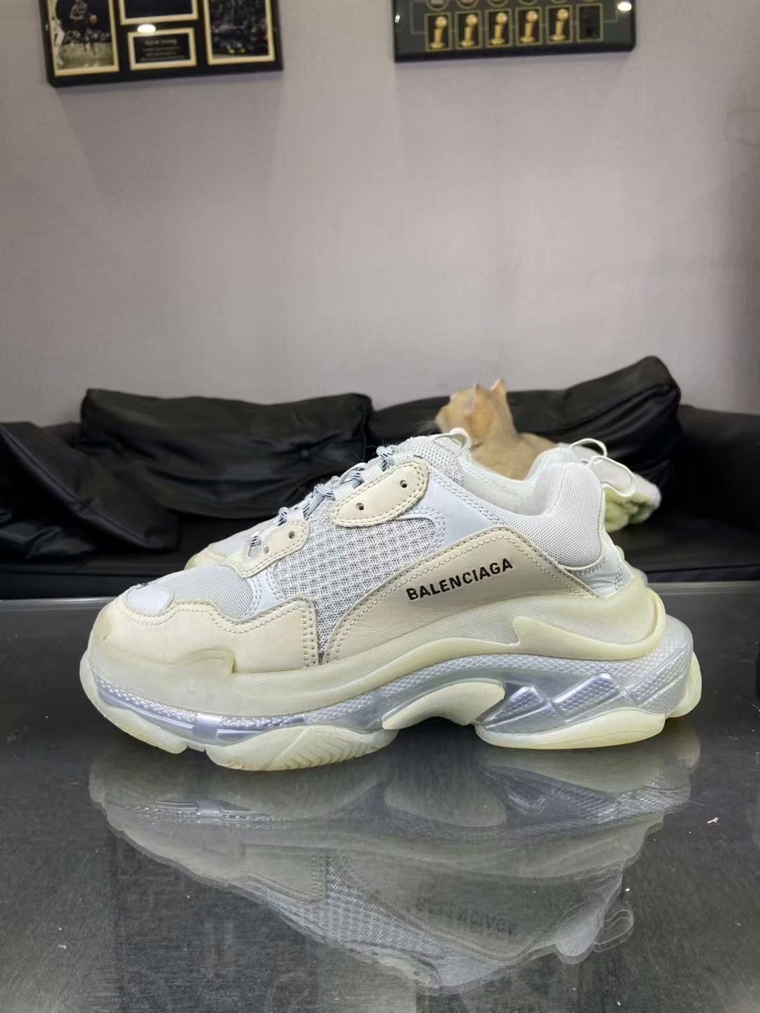 Balenciaga Balenciaga Green Lowtop Sneakers 8.5 Men Size US 8.5 / EU 41-42 - 6 Thumbnail