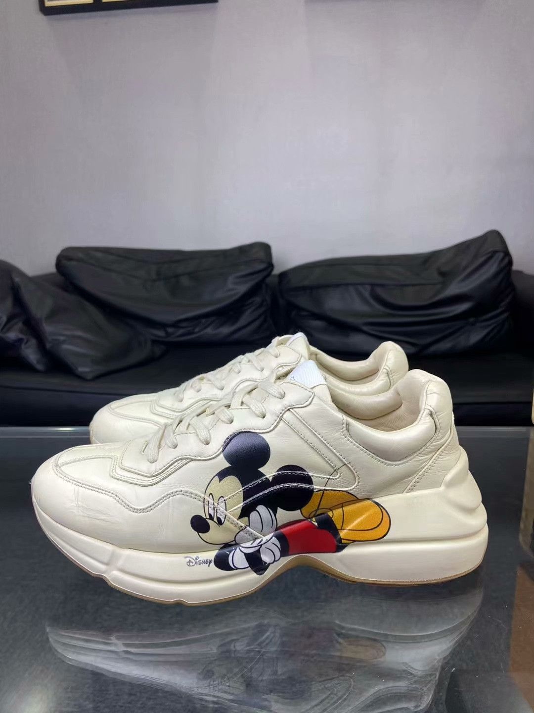 Gucci Gucci Beige Lowtop Sneakers 9 Men Size US 9 / EU 42 - 3 Thumbnail