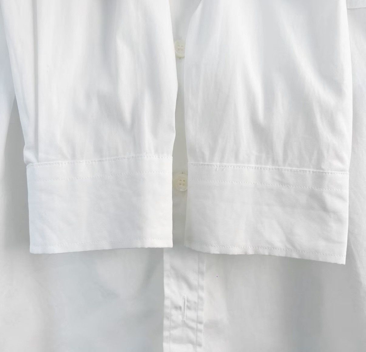 Burberry White Long-Sleeve Button-Up Shirt Size US M / EU 48-50 / 2 - 5 Thumbnail