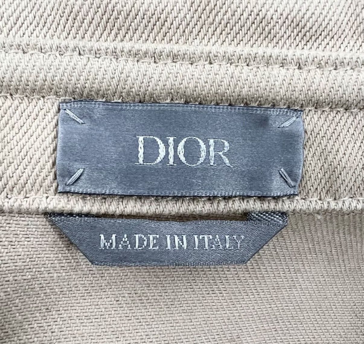 Dior Beige Distressed Button-Up Shirt XS Size US XS / EU 42 / 0 - 4 Thumbnail