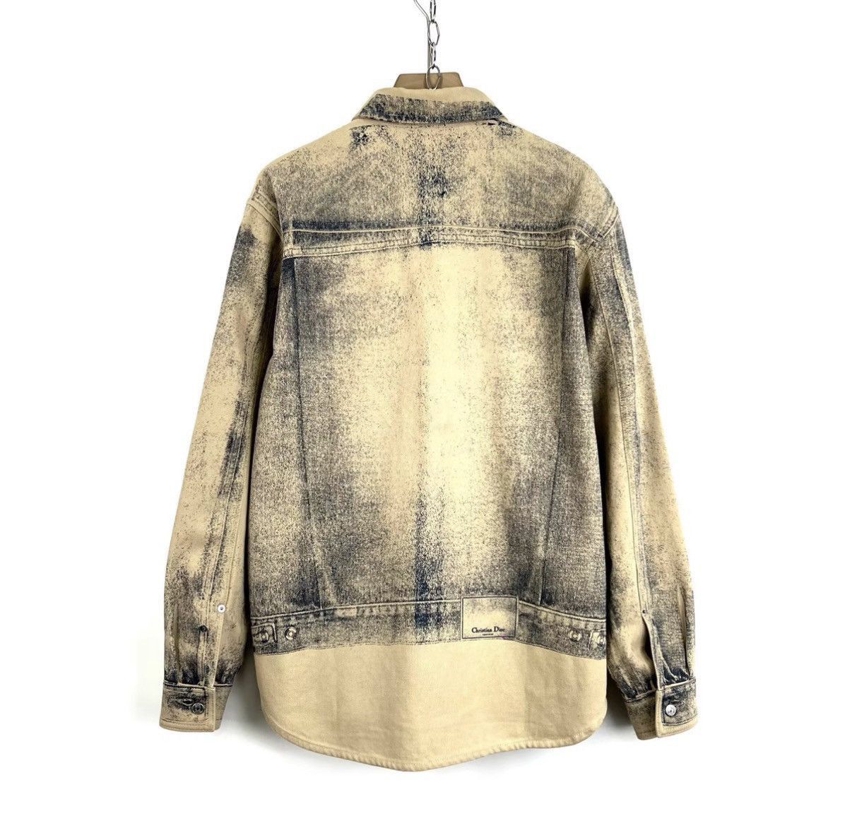 Dior Beige Distressed Button-Up Shirt XS Size US XS / EU 42 / 0 - 2 Thumbnail