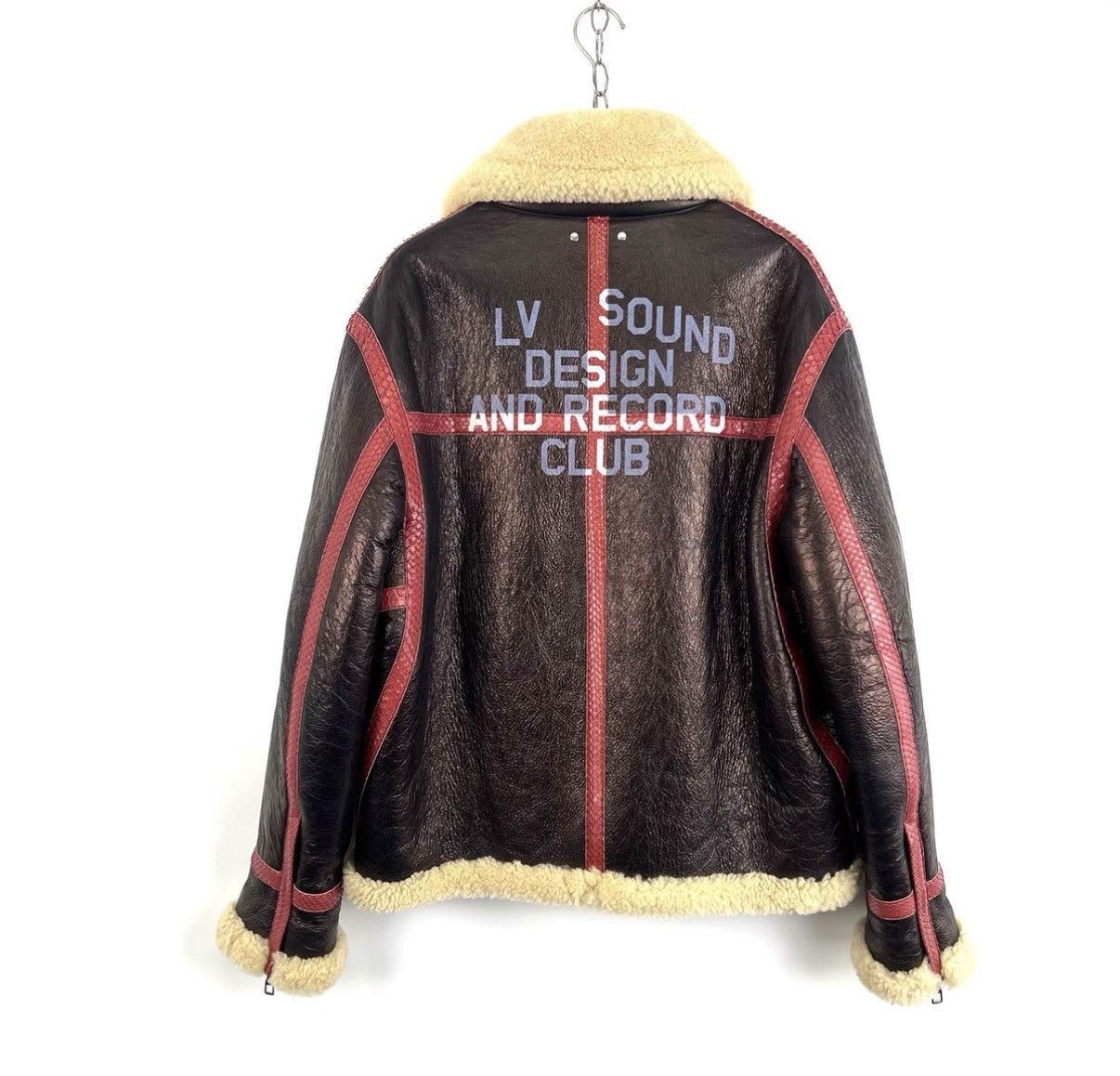 Louis Vuitton Brown Shearling Collar Leather Jacket Size L Size US L / EU 52-54 / 3 - 2 Thumbnail
