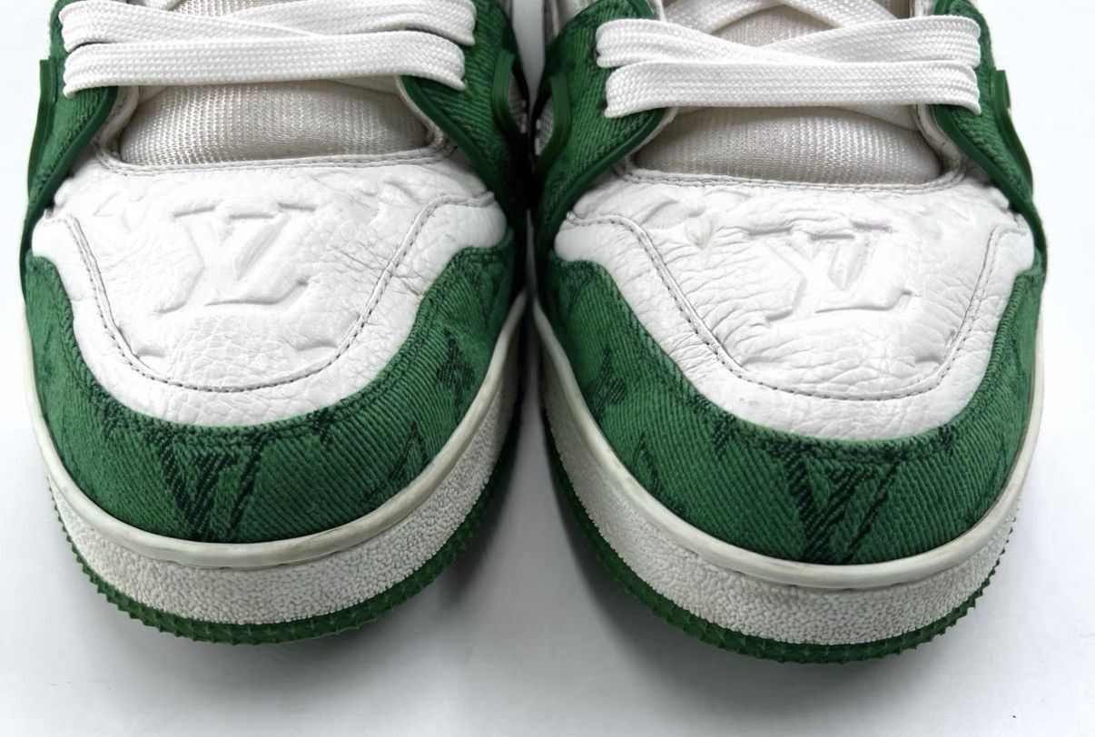 Louis Vuitton Green Low-Top Sneakers Size 8 Size US 8 / EU 41 - 9 Thumbnail