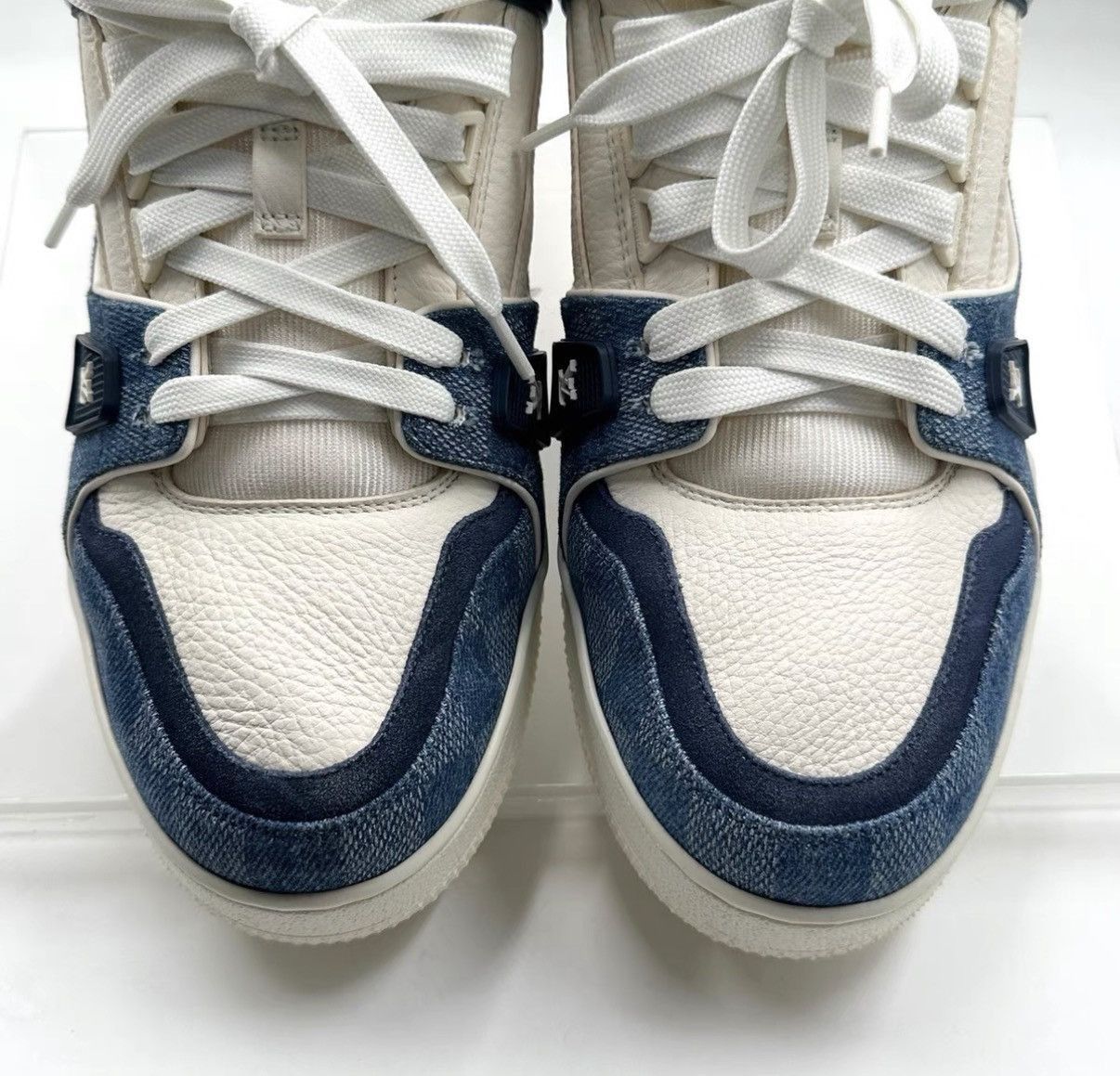 Louis Vuitton Blue Low-Top Sneakers Size 9.5 Size US 9.5 / EU 42-43 - 6 Thumbnail