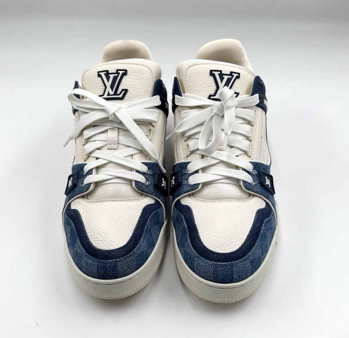Louis Vuitton Blue Low-Top Sneakers Size 9.5 Size US 9.5 / EU 42-43 - 2 Thumbnail