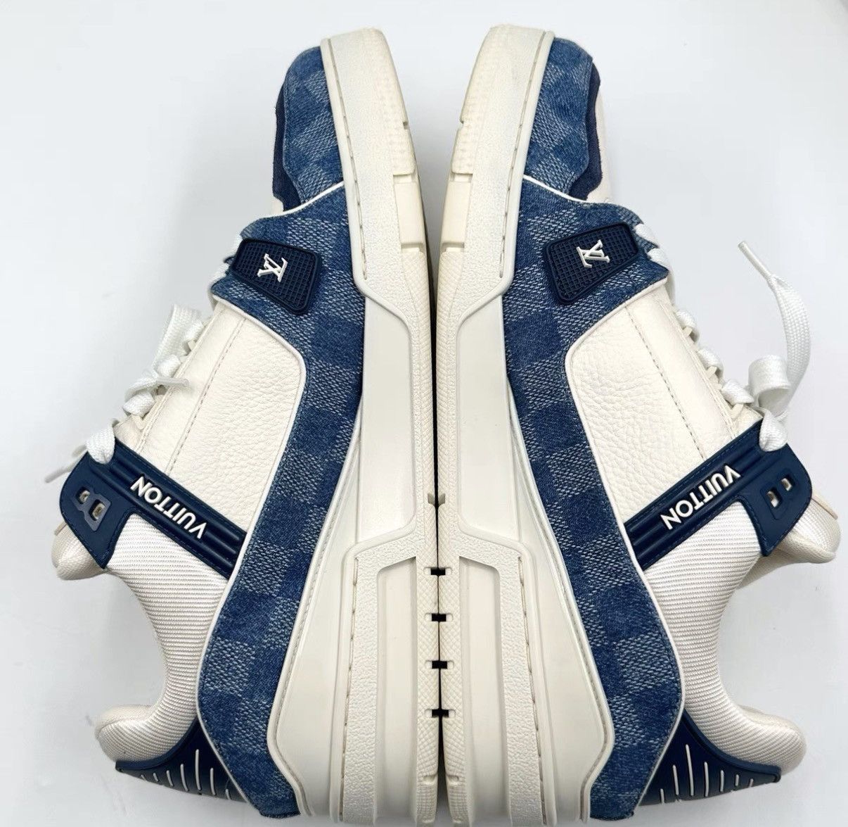 Louis Vuitton Blue Low-Top Sneakers Size 9.5 Size US 9.5 / EU 42-43 - 8 Thumbnail