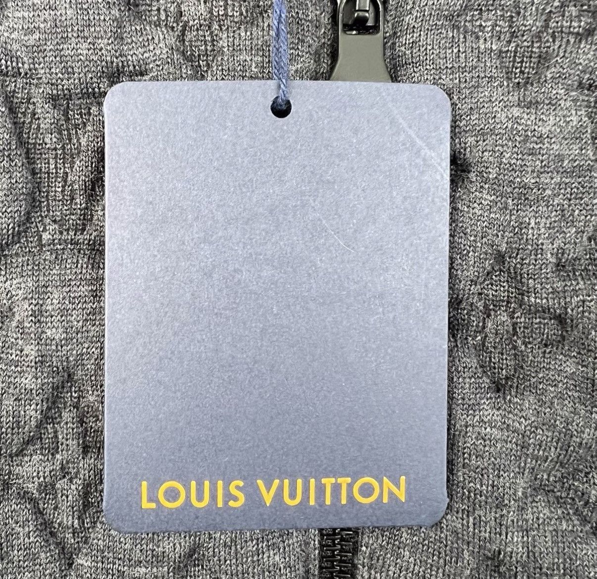 Louis Vuitton Gray Patterned Zip-Front Bomber Jacket - XL Size US XL / EU 56 / 4 - 5 Thumbnail