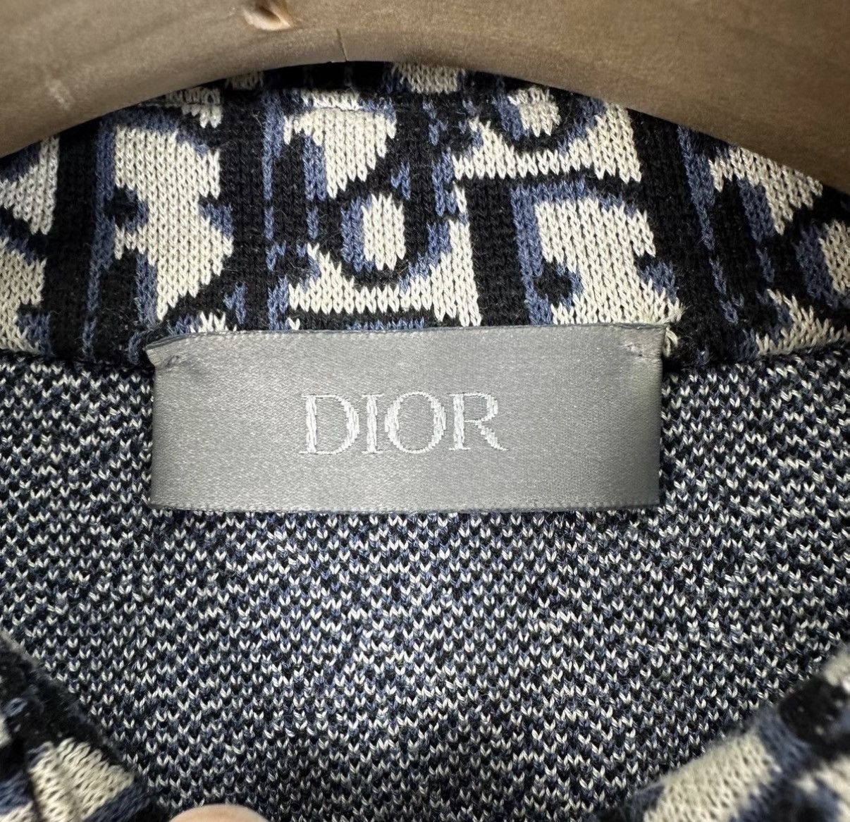 Dior Black Patterned Long Sleeve Button-Up Shirt Size US S / EU 44-46 / 1 - 4 Thumbnail