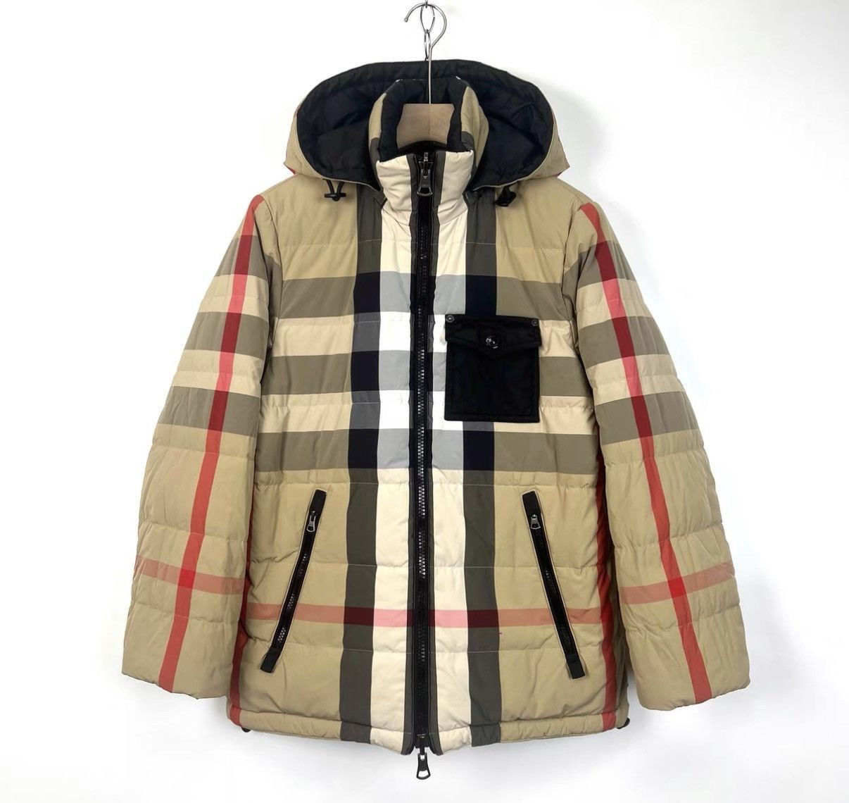 Burberry Black Hooded Puffer Jacket - XS Size US XS / EU 42 / 0 - 2 Thumbnail