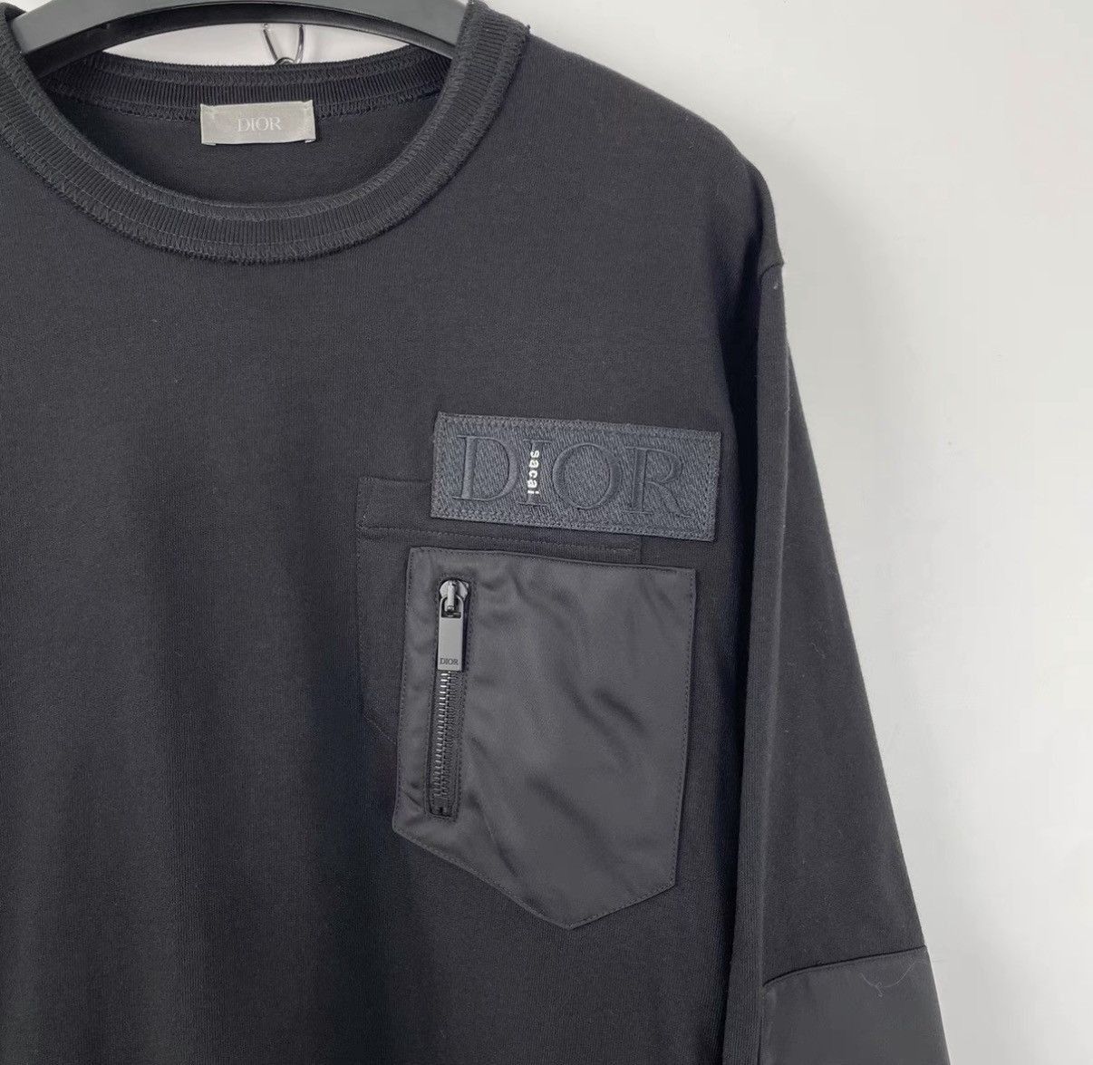 Dior Black Long Sleeve Shirt with Utility Pocket Size US XS / EU 42 / 0 - 3 Thumbnail