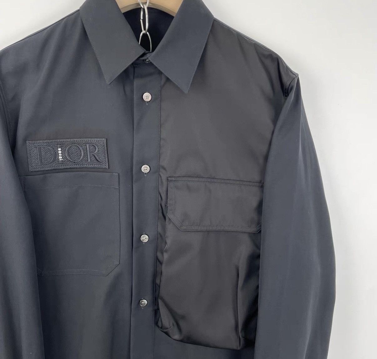 Dior Black Long Sleeve Button-Up Shirt Size US XXS / EU 40 - 4 Thumbnail