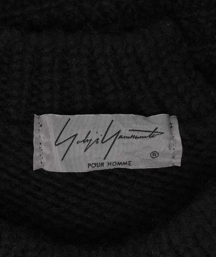 Yohji Yamamoto Long Sleeve Knit Sweater with Lace-Up Detail Size US L / EU 52-54 / 3 - 3 Thumbnail