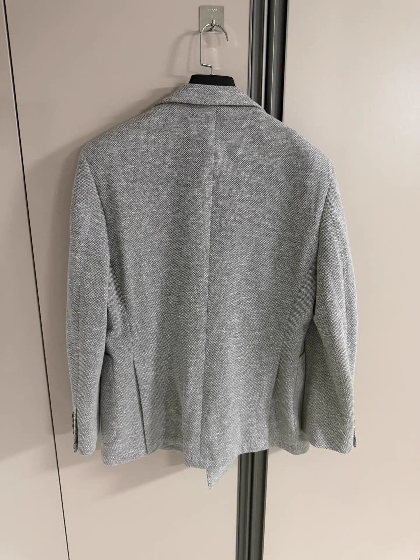 Suitsupply Gray Double-Breasted Blazer Size L Size US L / EU 52-54 / 3 - 2 Thumbnail