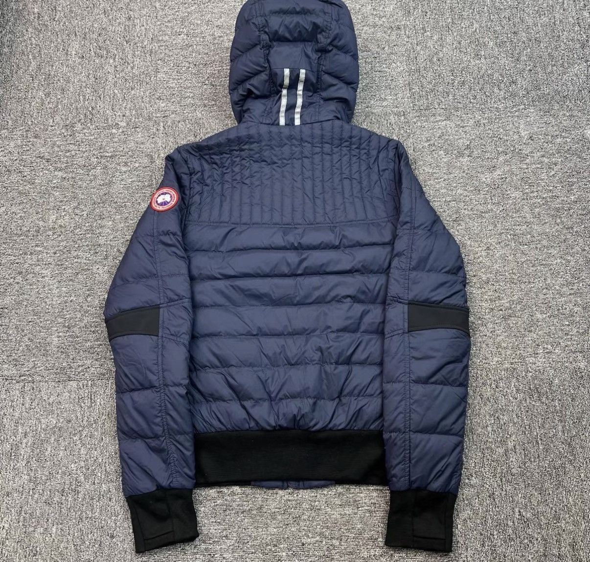 Canada Goose Blue Hooded Quilted Light Jacket Size S Size US S / EU 44-46 / 1 - 2 Thumbnail