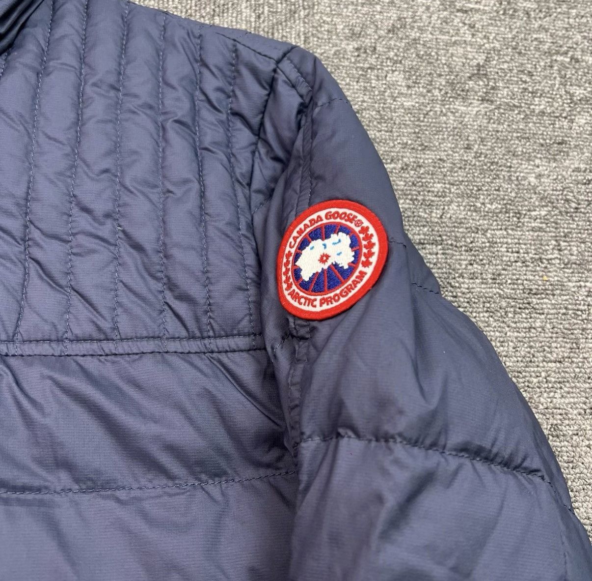 Canada Goose Blue Hooded Quilted Light Jacket Size S Size US S / EU 44-46 / 1 - 4 Thumbnail