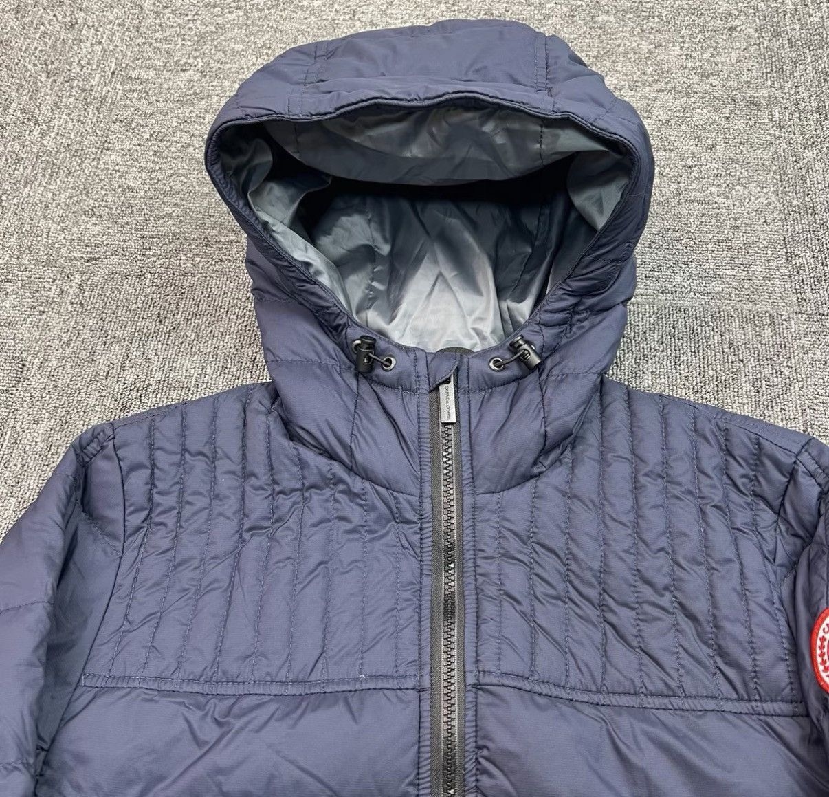 Canada Goose Blue Hooded Quilted Light Jacket Size S Size US S / EU 44-46 / 1 - 3 Thumbnail