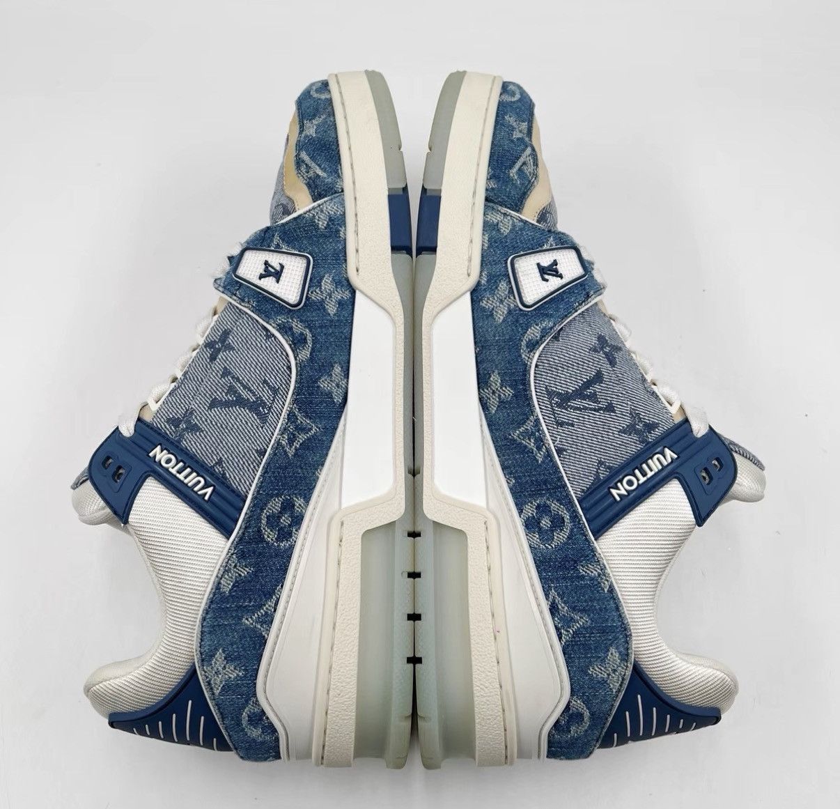 Louis Vuitton Blue Lowtop Sneakers Size 9.5 Size US 9.5 / EU 42-43 - 5 Thumbnail