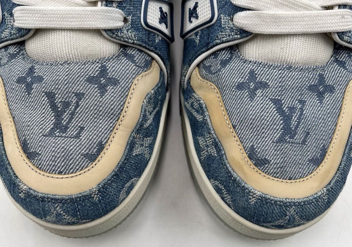 Louis Vuitton Blue Lowtop Sneakers Size 9.5 Size US 9.5 / EU 42-43 - 9 Thumbnail