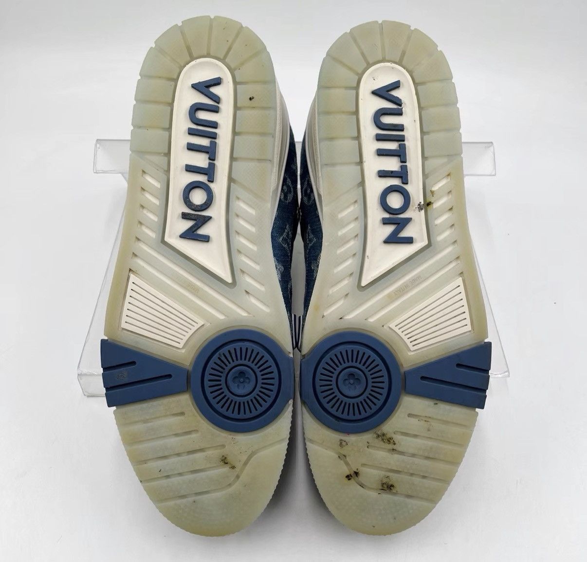Louis Vuitton Blue Lowtop Sneakers Size 9.5 Size US 9.5 / EU 42-43 - 7 Thumbnail