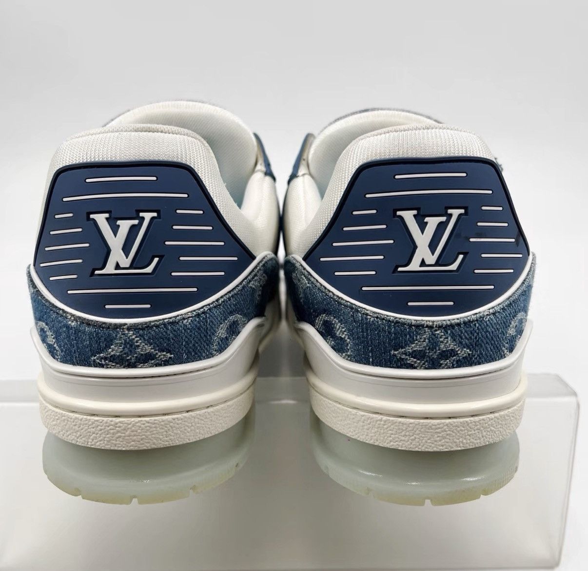 Louis Vuitton Blue Lowtop Sneakers Size 9.5 Size US 9.5 / EU 42-43 - 6 Thumbnail