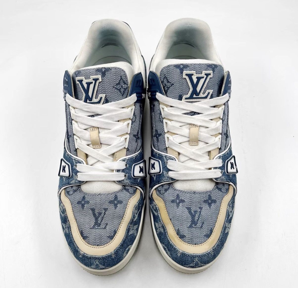 Louis Vuitton Blue Lowtop Sneakers Size 9.5 Size US 9.5 / EU 42-43 - 2 Thumbnail