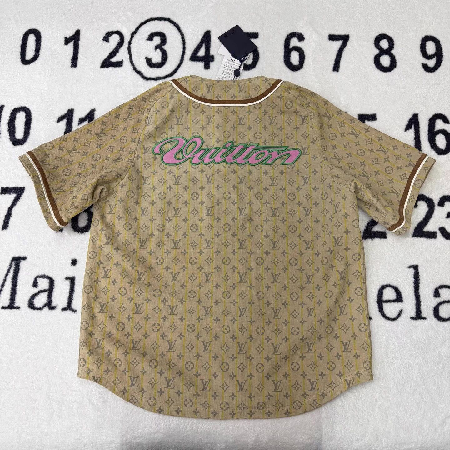 Louis Vuitton Multi Pattern Short Sleeve Button-Up Jersey Size US XL / EU 56 / 4 - 2 Thumbnail