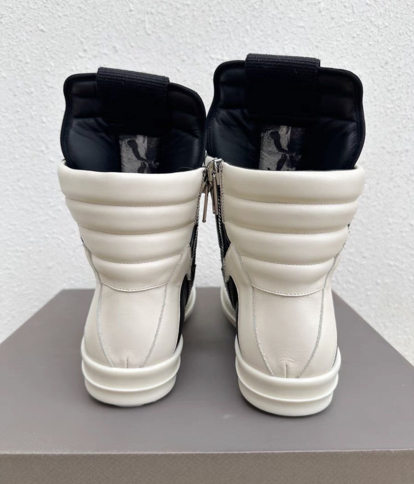 Rick Owens Black High-Top Sneakers Size 7 Size US 7 / EU 40 - 3 Thumbnail